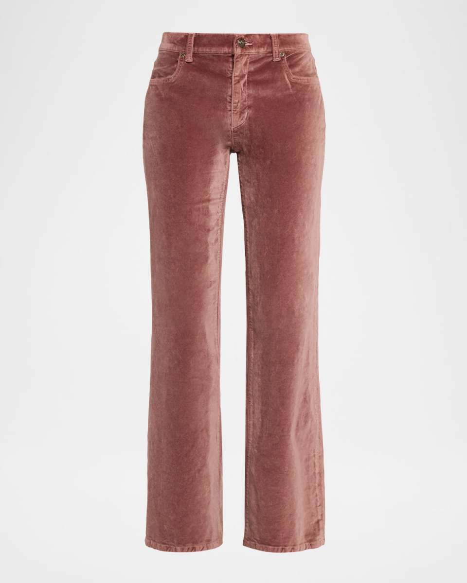 Ruby Straight-Leg Stretch Cotton Pants
